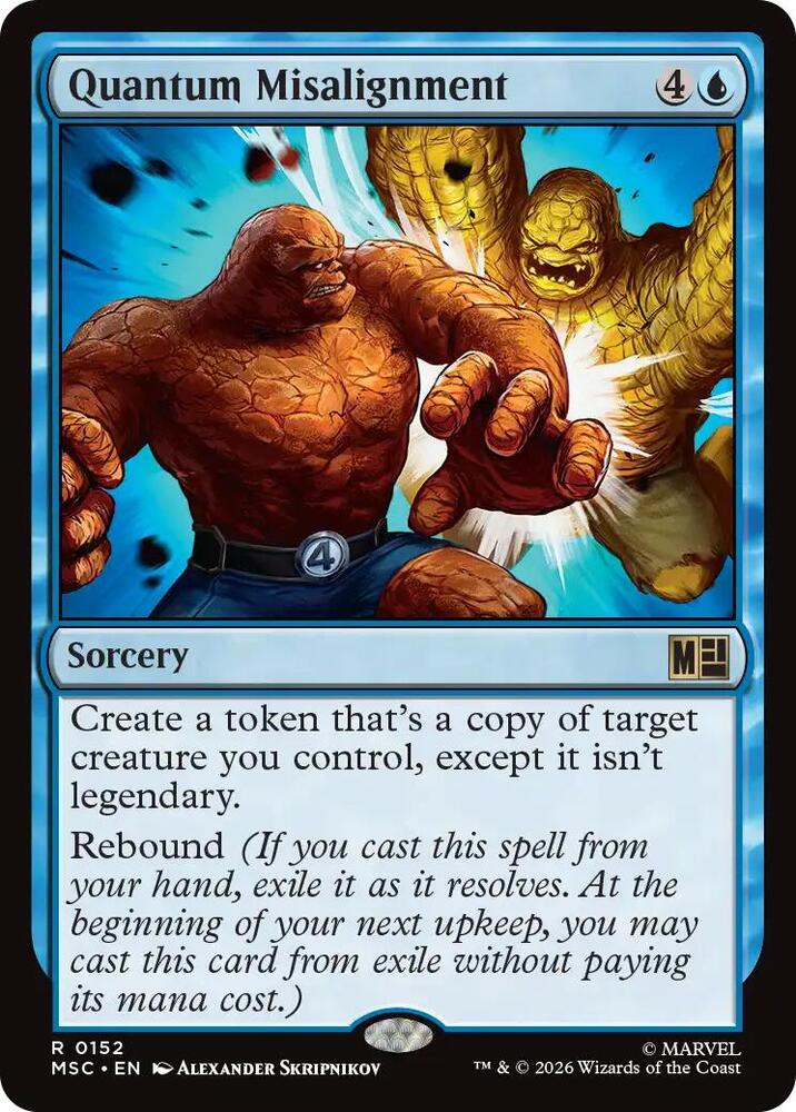 Quantum Misalignment (Surge Foil) [Commander: Marvel Super Heroes] 152