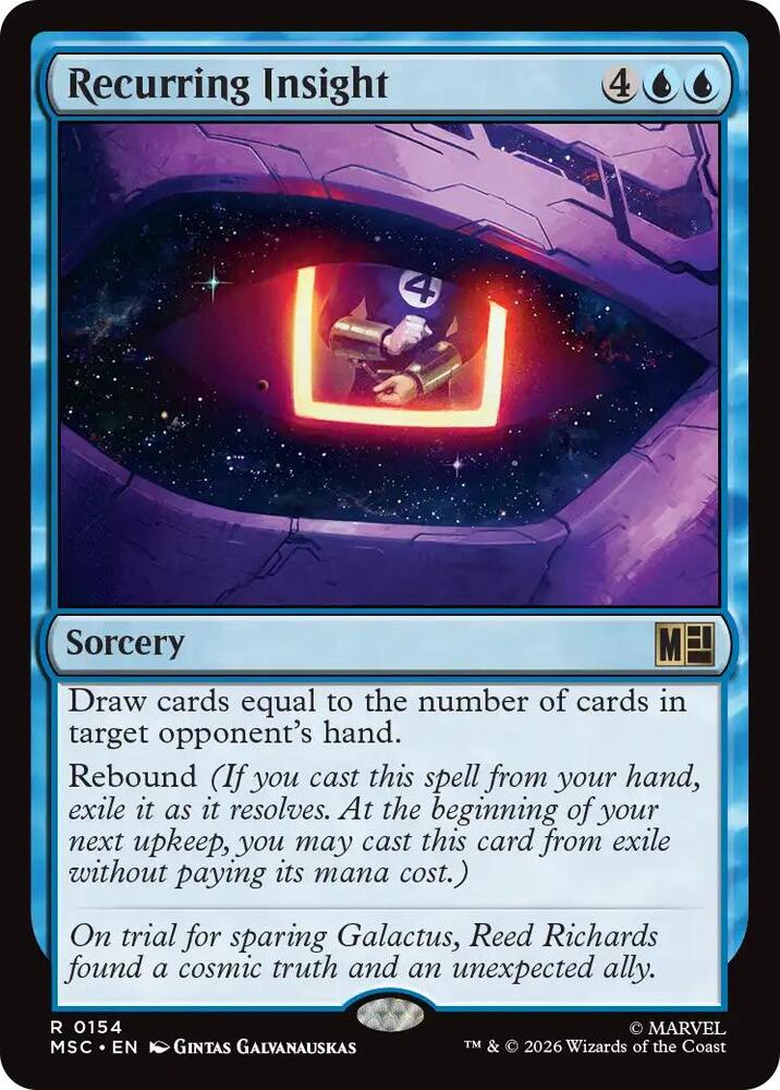 Recurring Insight [Commander: Marvel Super Heroes] 154