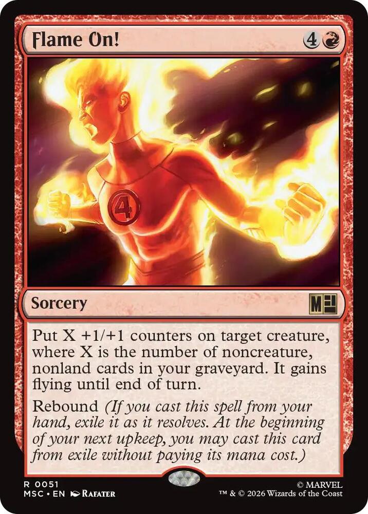 Flame On! (Surge Foil) [Commander: Marvel Super Heroes] 51