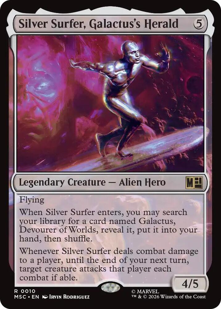 Silver Surfer, Galactus's Herald [Commander: Marvel Super Heroes] 10