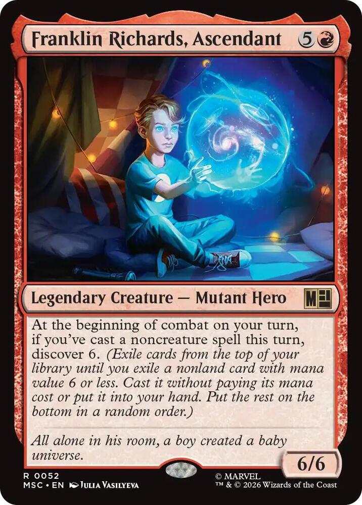 Franklin Richards, Ascendant (Surge Foil) [Commander: Marvel Super Heroes] 52
