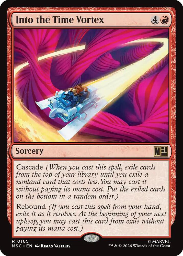 Into the Time Vortex (Surge Foil) [Commander: Marvel Super Heroes] 165