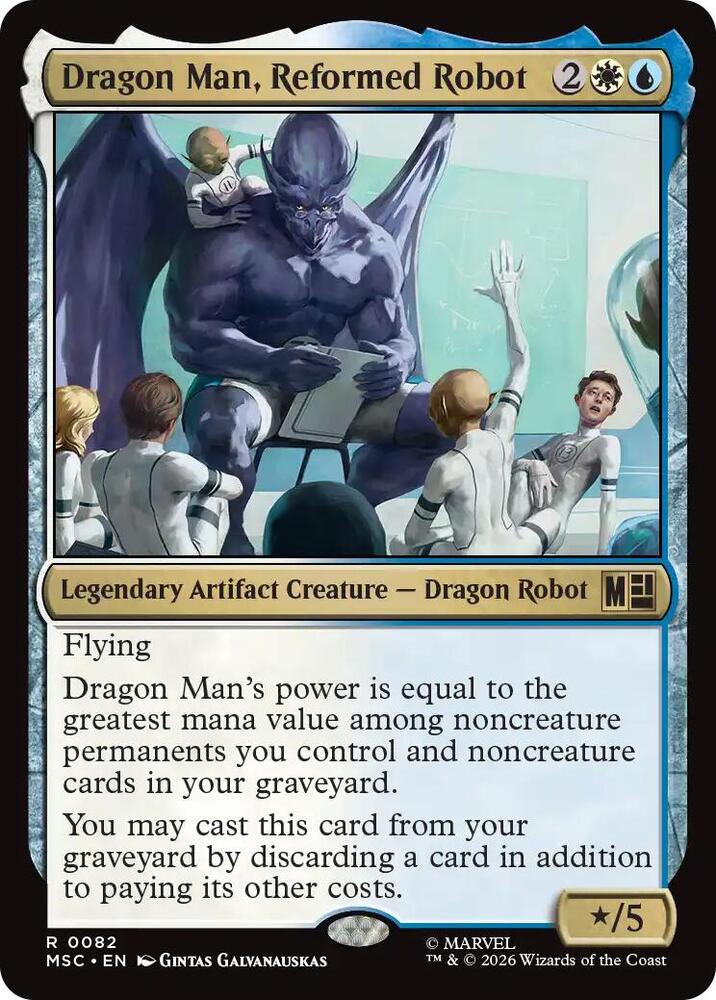 Dragon Man, Reformed Robot [Commander: Marvel Super Heroes] 82