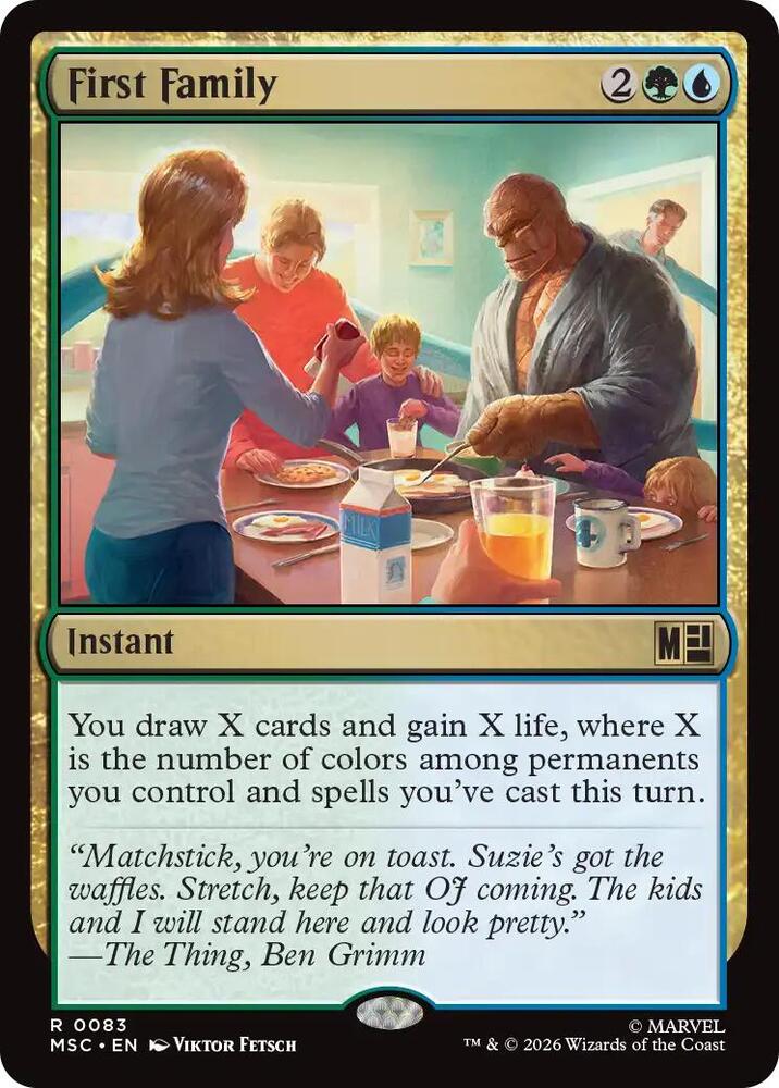 First Family [Commander: Marvel Super Heroes] 83