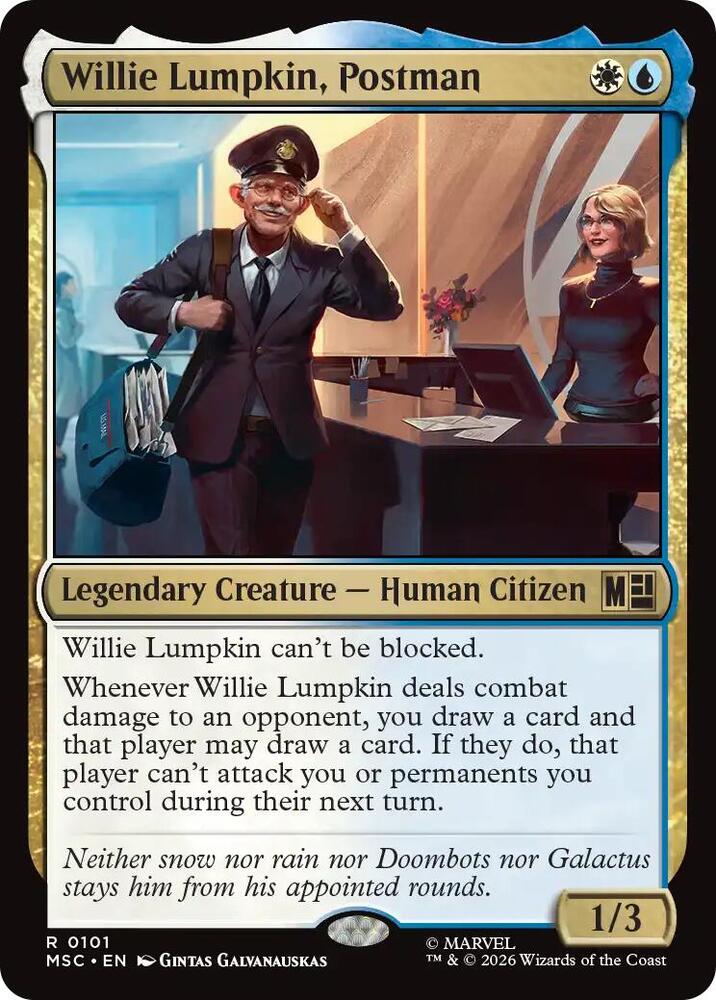 Willie Lumpkin, Postman [Commander: Marvel Super Heroes] 101