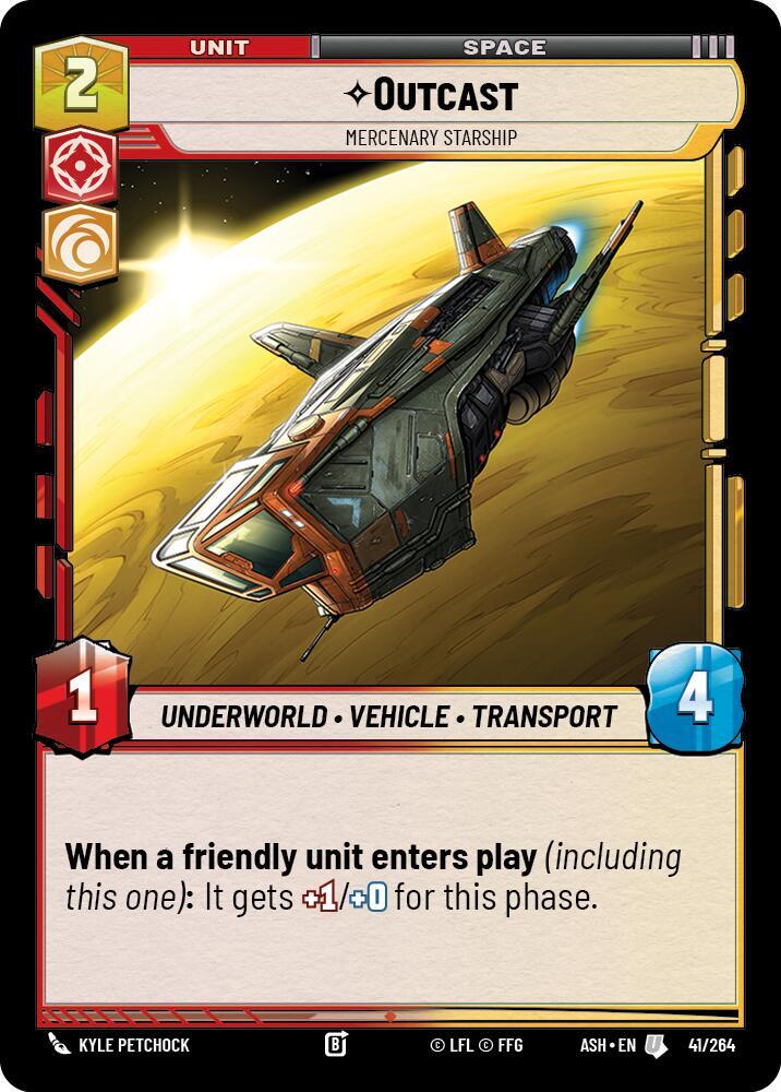 Outcast - Mercenary Starship [Ashes of the Empire] 41/264