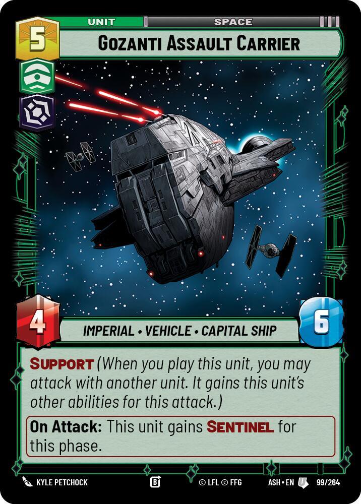Gozanti Assault Carrier [Ashes of the Empire] 99/264