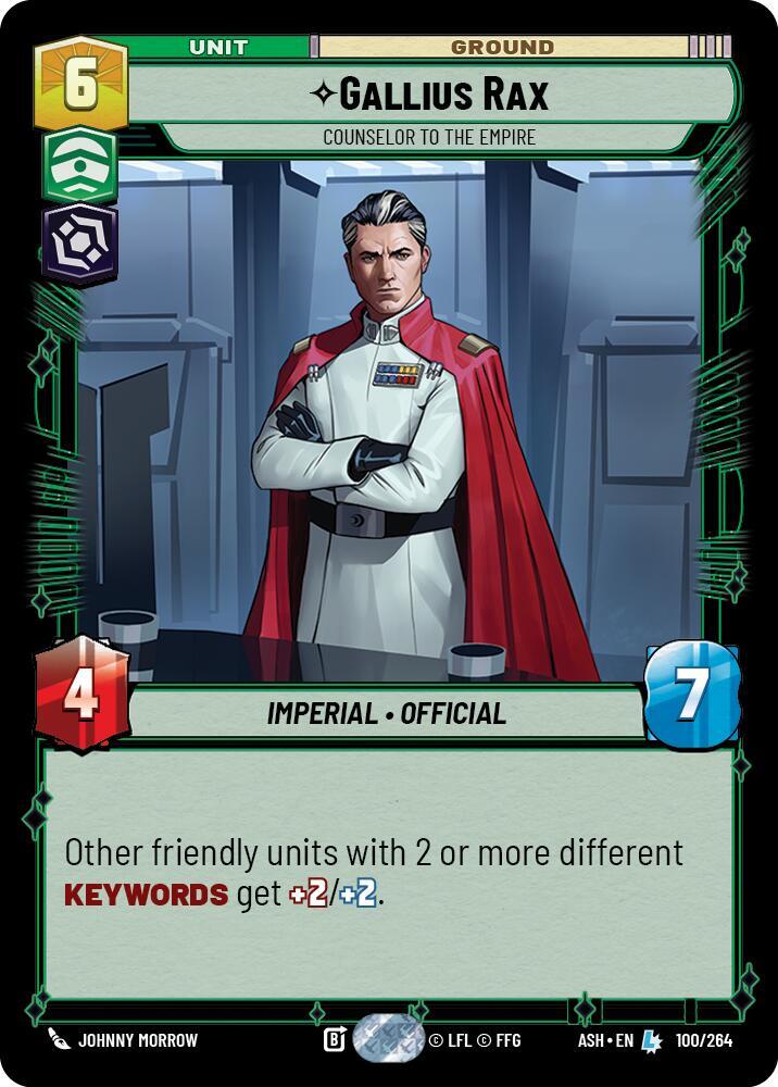 Gallius Rax - Counselor to the Empire [Ashes of the Empire] 100/264