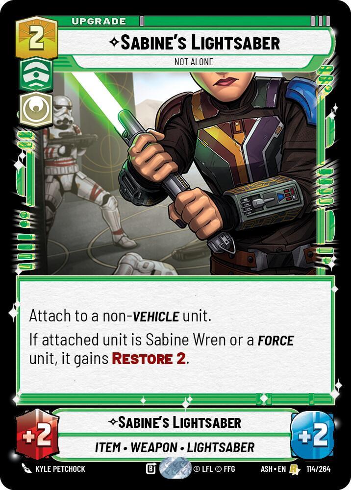 Sabine's Lightsaber - Not Alone [Ashes of the Empire] 114/264