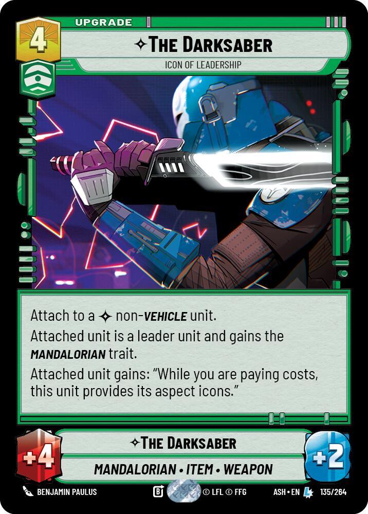 The Darksaber - Icon of Leadership [Ashes of the Empire] 135/264