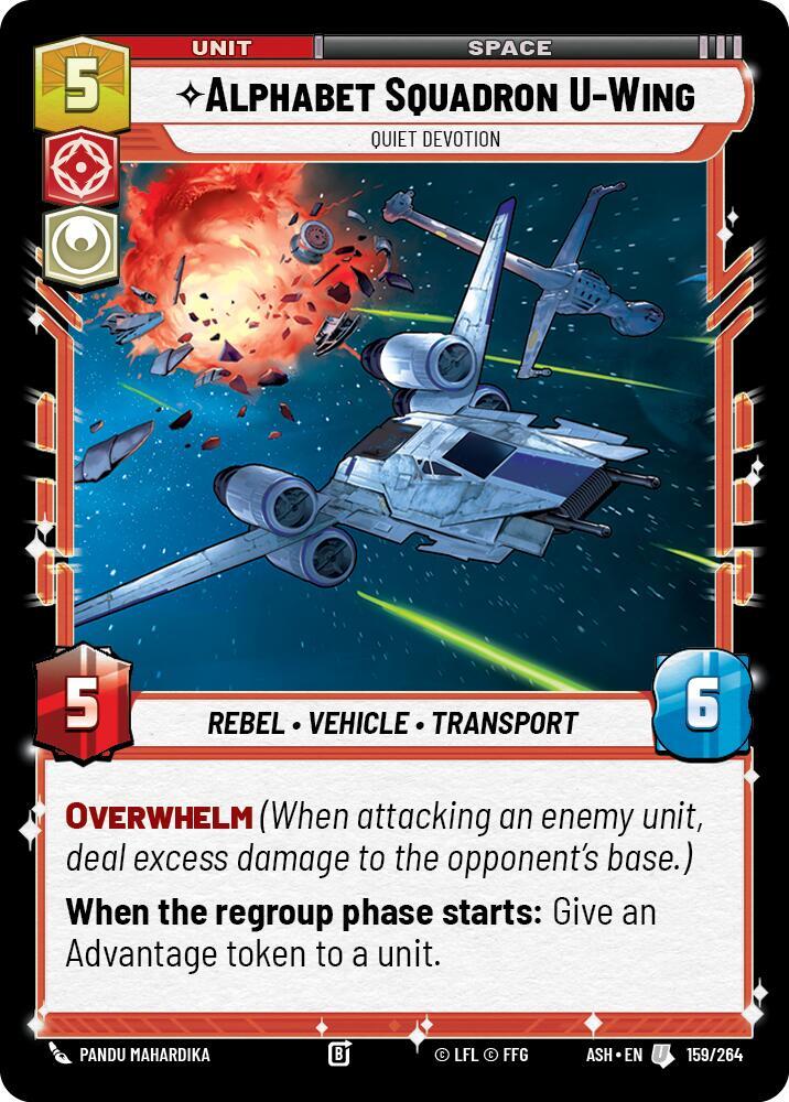 Alphabet Squadron U-Wing - Quiet Devotion [Ashes of the Empire] 159/264