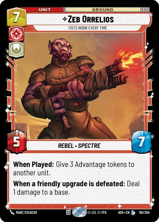 Zeb Orrelios - Fists Work Every Time [Ashes of the Empire] 161/264