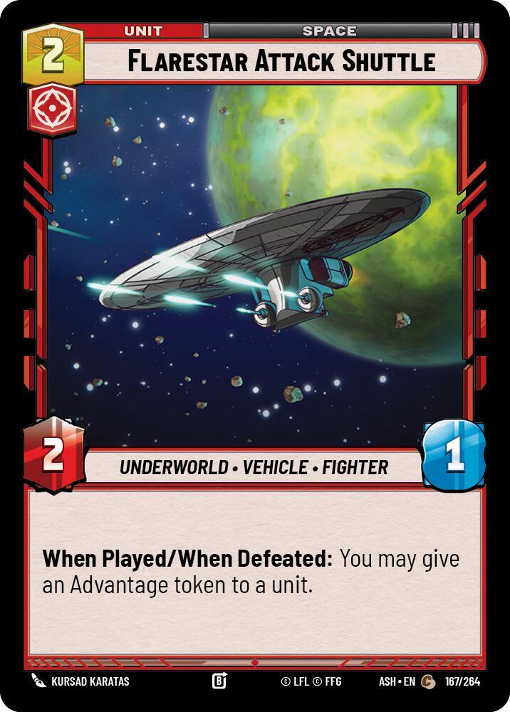 Flarestar Attack Shuttle [Ashes of the Empire] 167/264