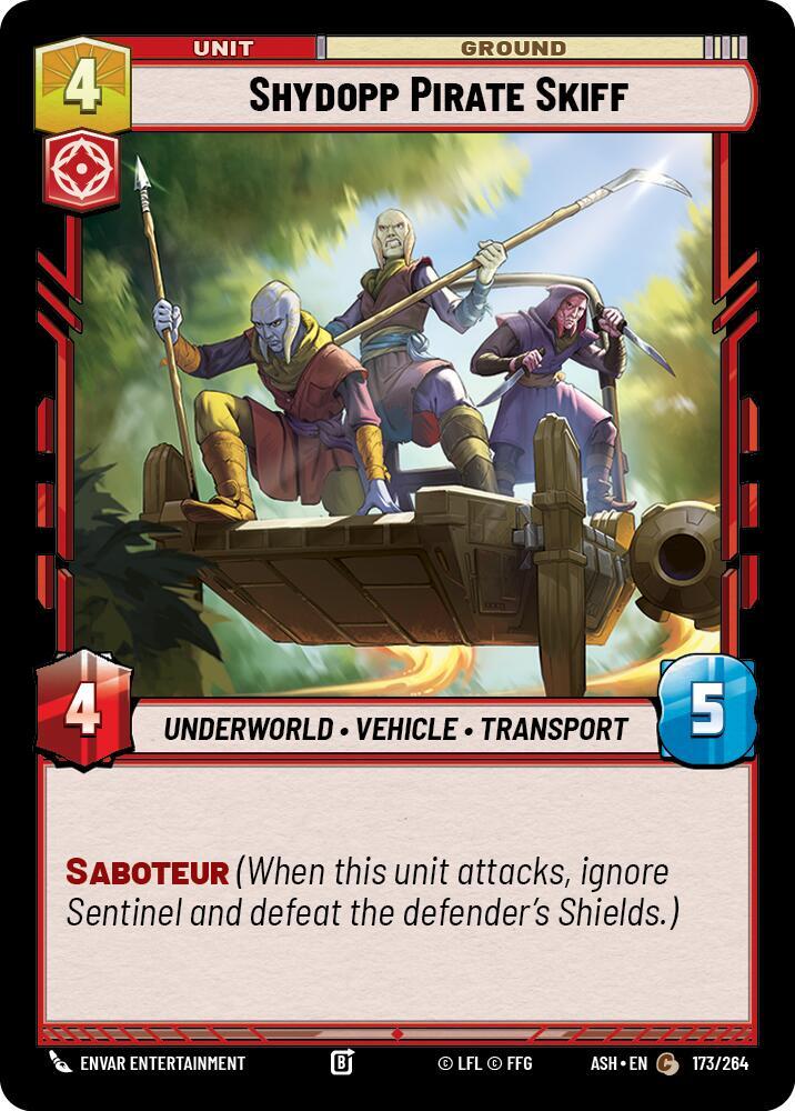 Shydopp Pirate Skiff [Ashes of the Empire] 173/264