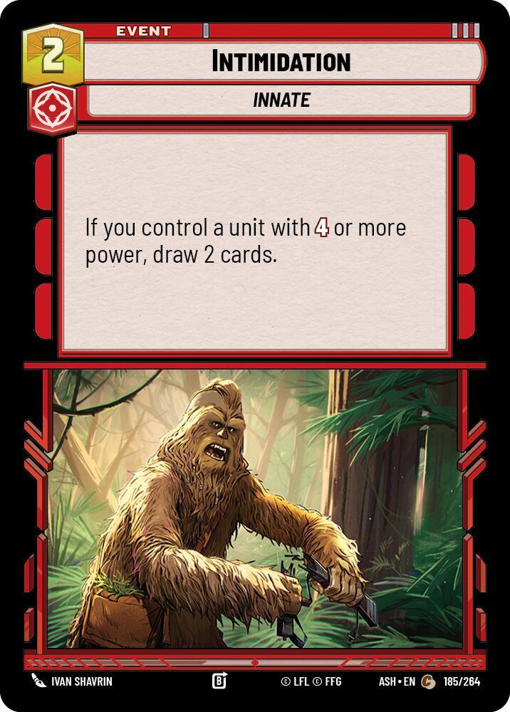 Intimidation [Ashes of the Empire] 185/264