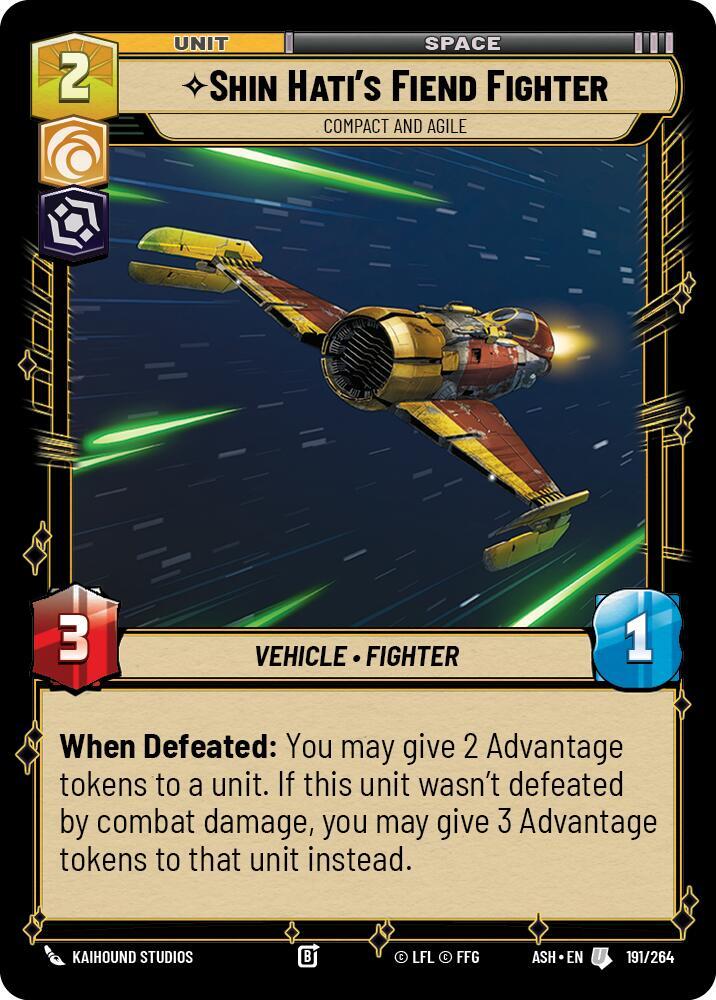 Shin Hati's Fiend Fighter - Compact and Agile [Ashes of the Empire] 191/264