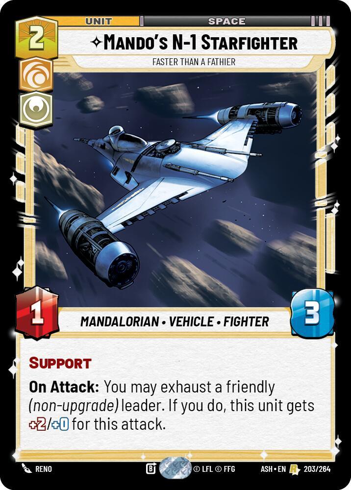 Mando's N-1 Starfighter - Faster than a Fathier [Ashes of the Empire] 203/264