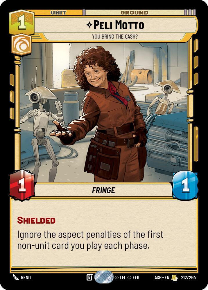 Peli Motto - You Bring the Cash? [Ashes of the Empire] 212/264