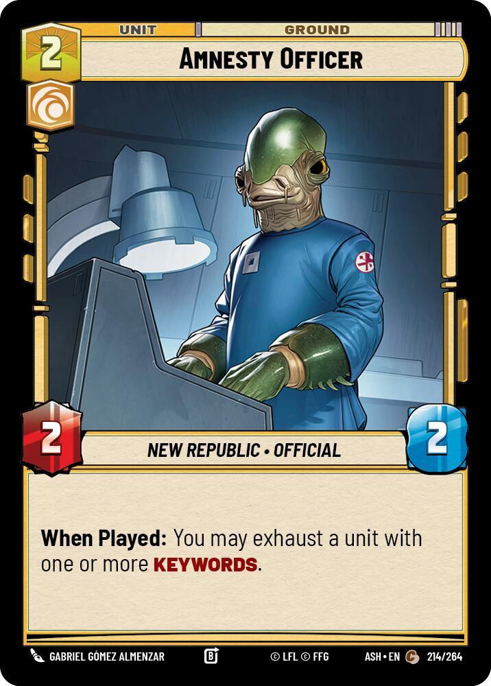 Amnesty Officer [Ashes of the Empire] 214/264