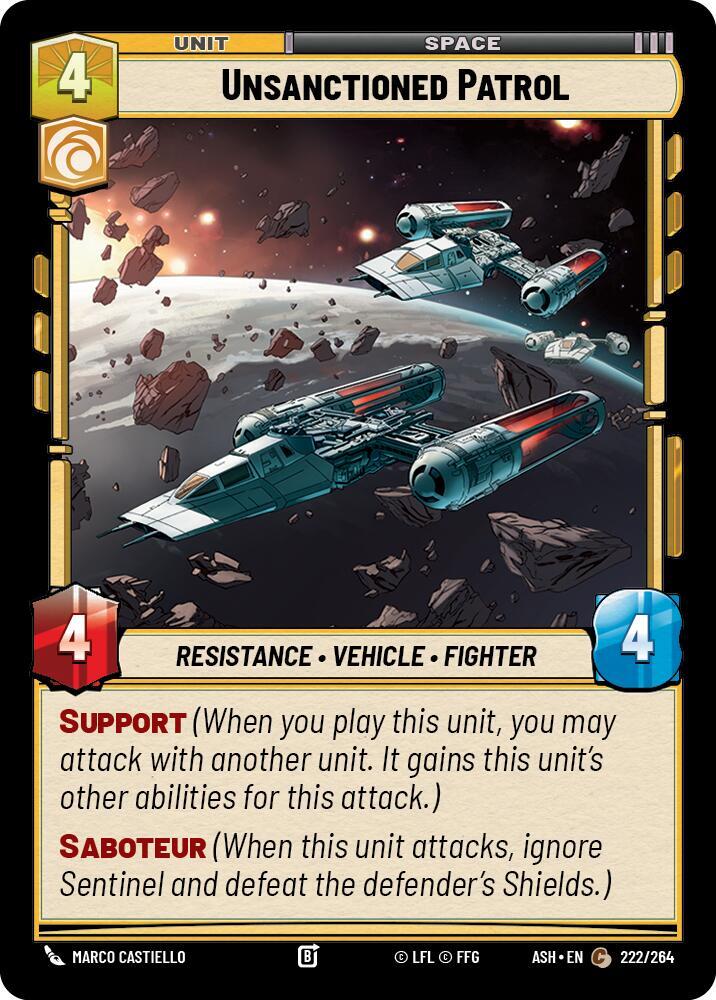 Unsanctioned Patrol [Ashes of the Empire] 222/264