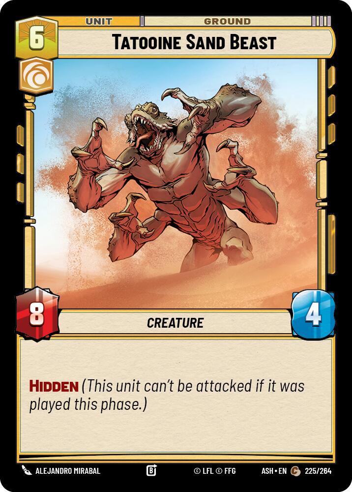Tatooine Sand Beast [Ashes of the Empire] 225/264
