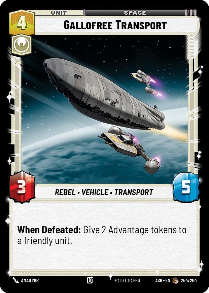 Gallofree Transport [Ashes of the Empire] 254/264