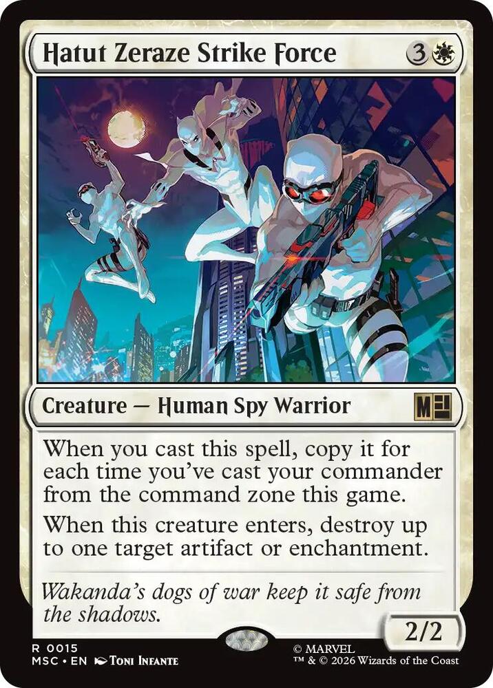 Hatut Zeraze Strike Force (Surge Foil) [Commander: Marvel Super Heroes] 15