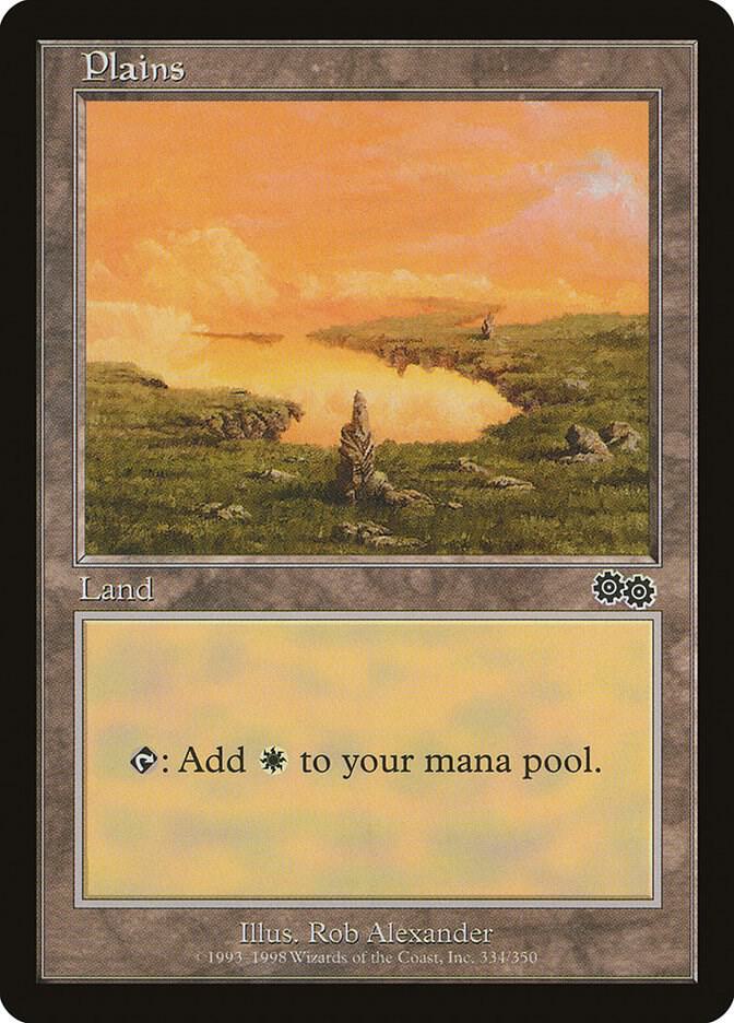 Plains (334) [Urza's Saga] 334