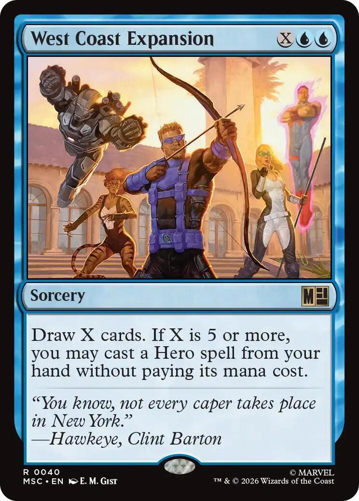 West Coast Expansion (Surge Foil) [Commander: Marvel Super Heroes] 40