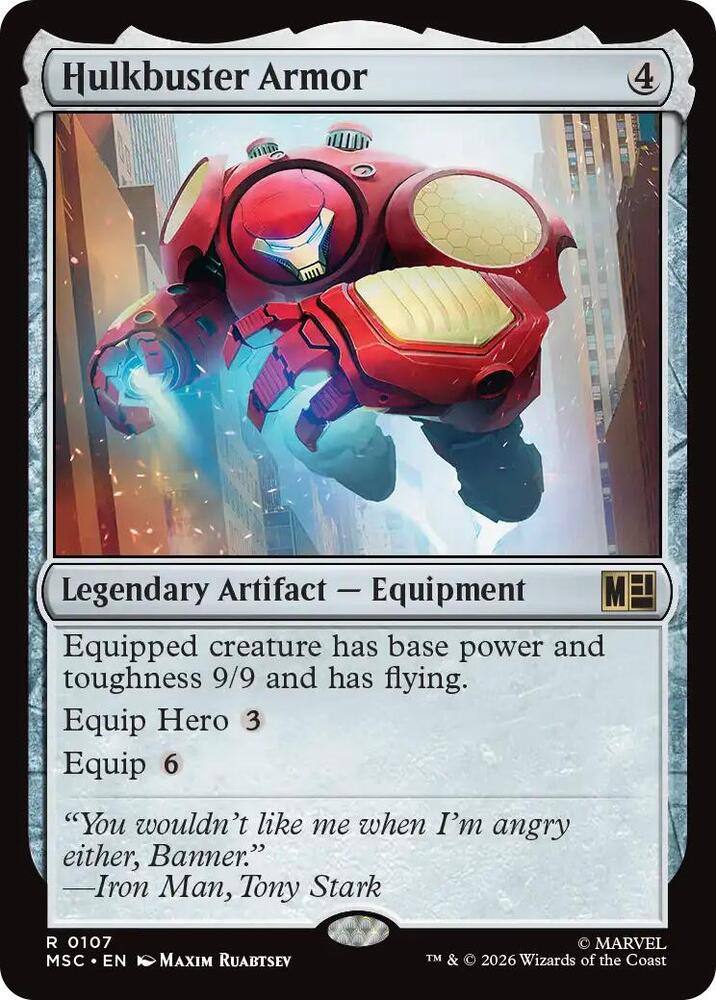 Hulkbuster Armor (Surge Foil) [Commander: Marvel Super Heroes] 107