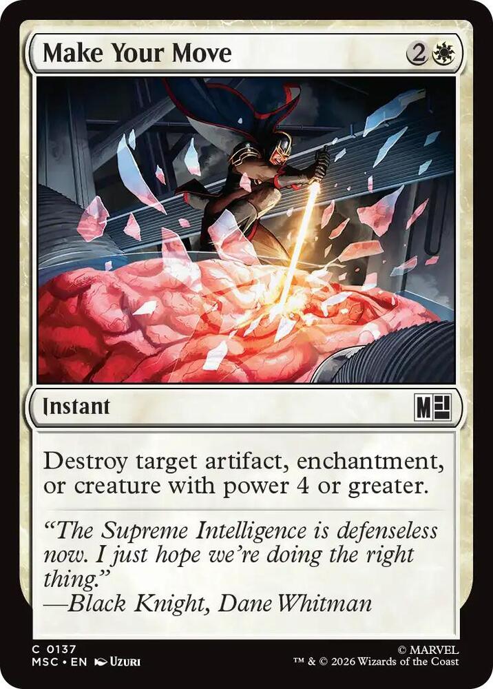 Make Your Move (Surge Foil) [Commander: Marvel Super Heroes] 137