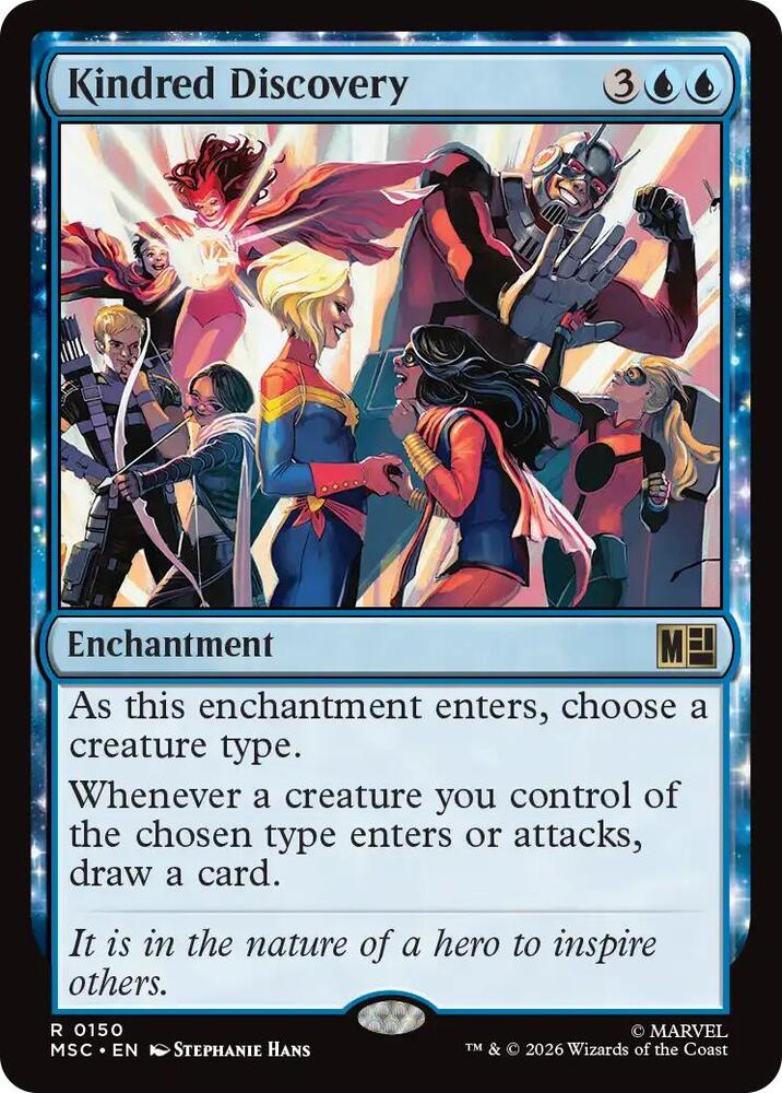 Kindred Discovery (Surge Foil) [Commander: Marvel Super Heroes] 150