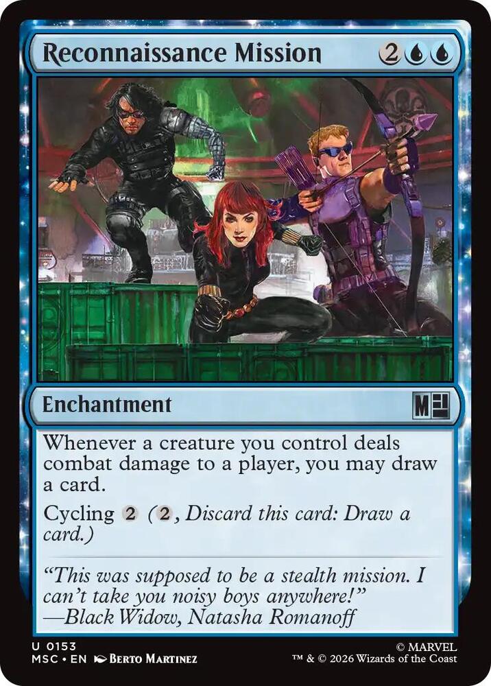 Reconnaissance Mission (Surge Foil) [Commander: Marvel Super Heroes] 153