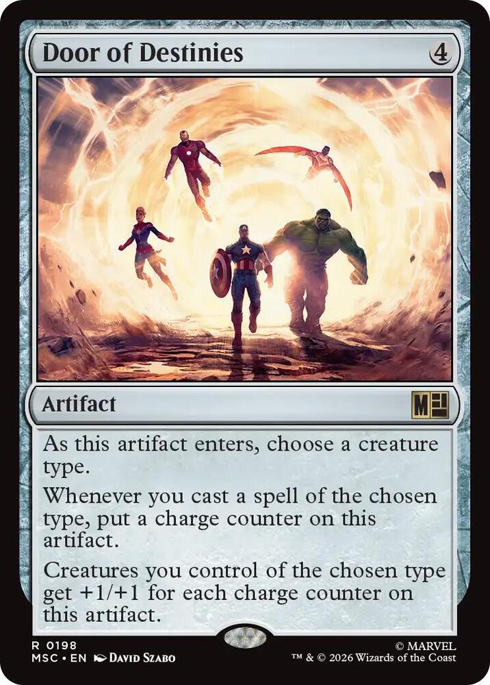 Door of Destinies (Surge Foil) [Commander: Marvel Super Heroes] 198