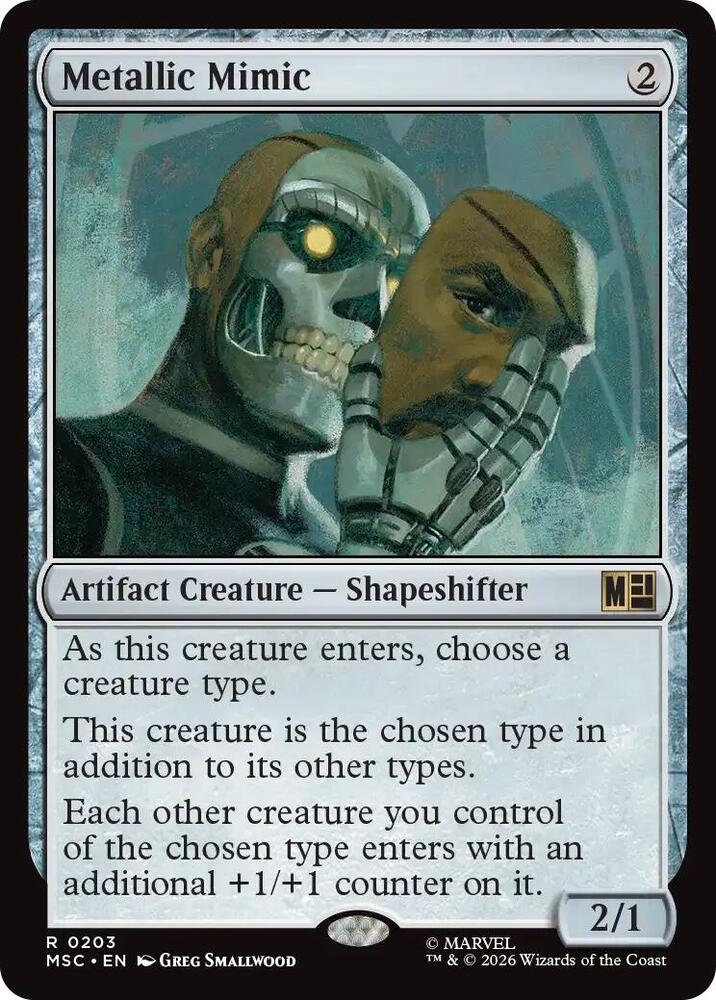 Metallic Mimic (Surge Foil) [Commander: Marvel Super Heroes] 203