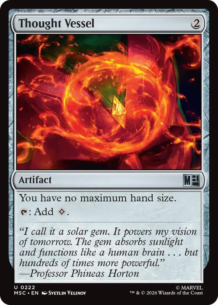 Thought Vessel (Surge Foil) [Commander: Marvel Super Heroes] 222