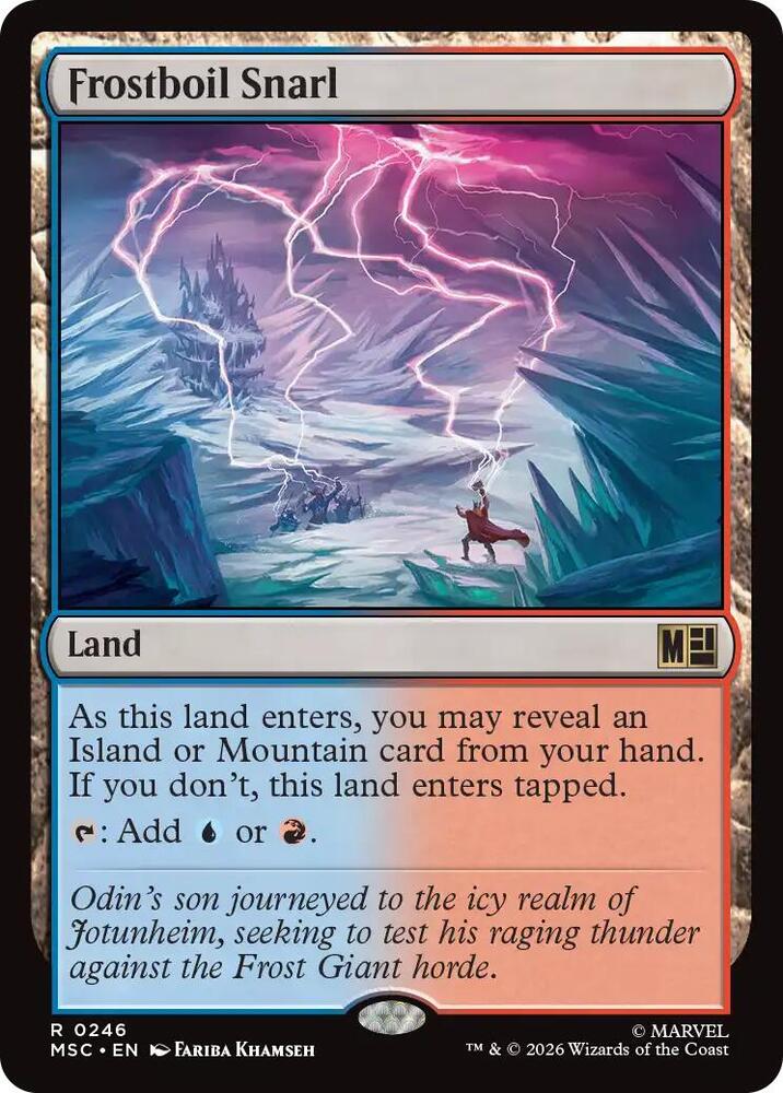 Frostboil Snarl (Surge Foil) [Commander: Marvel Super Heroes] 246