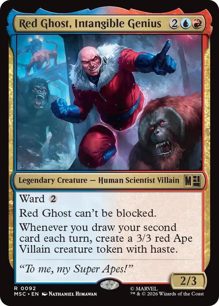Red Ghost, Intangible Genius [Commander: Marvel Super Heroes] 92