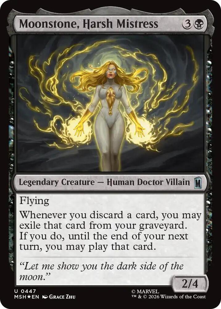 Moonstone, Harsh Mistress (Surge Foil) [Marvel Super Heroes] 447