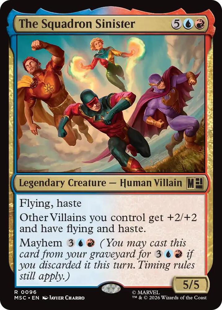 The Squadron Sinister (Surge Foil) [Commander: Marvel Super Heroes] 96