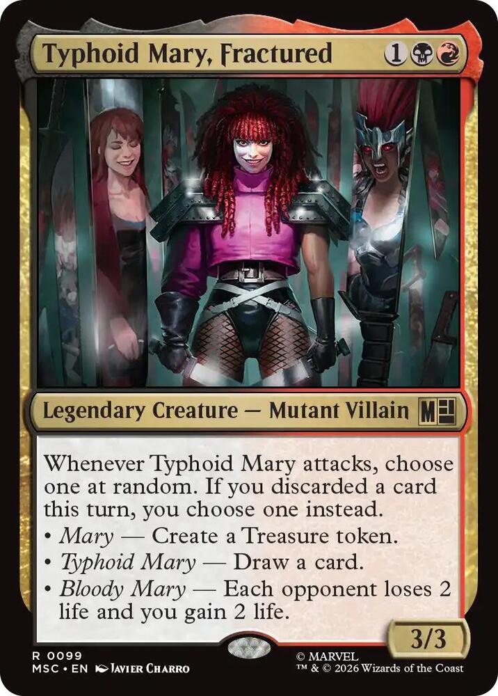 Typhoid Mary, Fractured [Commander: Marvel Super Heroes] 99