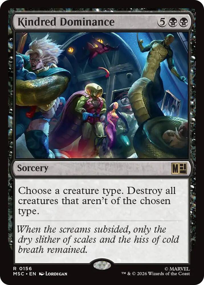 Kindred Dominance (Surge Foil) [Commander: Marvel Super Heroes] 156