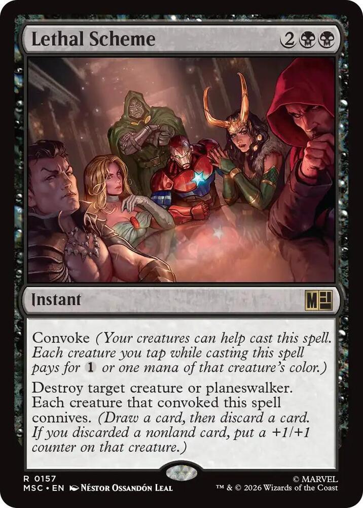 Lethal Scheme (Surge Foil) [Commander: Marvel Super Heroes] 157