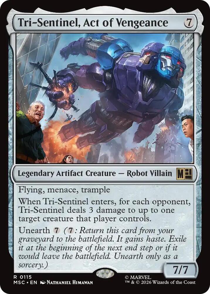 Tri-Sentinel, Act of Vengeance [Commander: Marvel Super Heroes] 115
