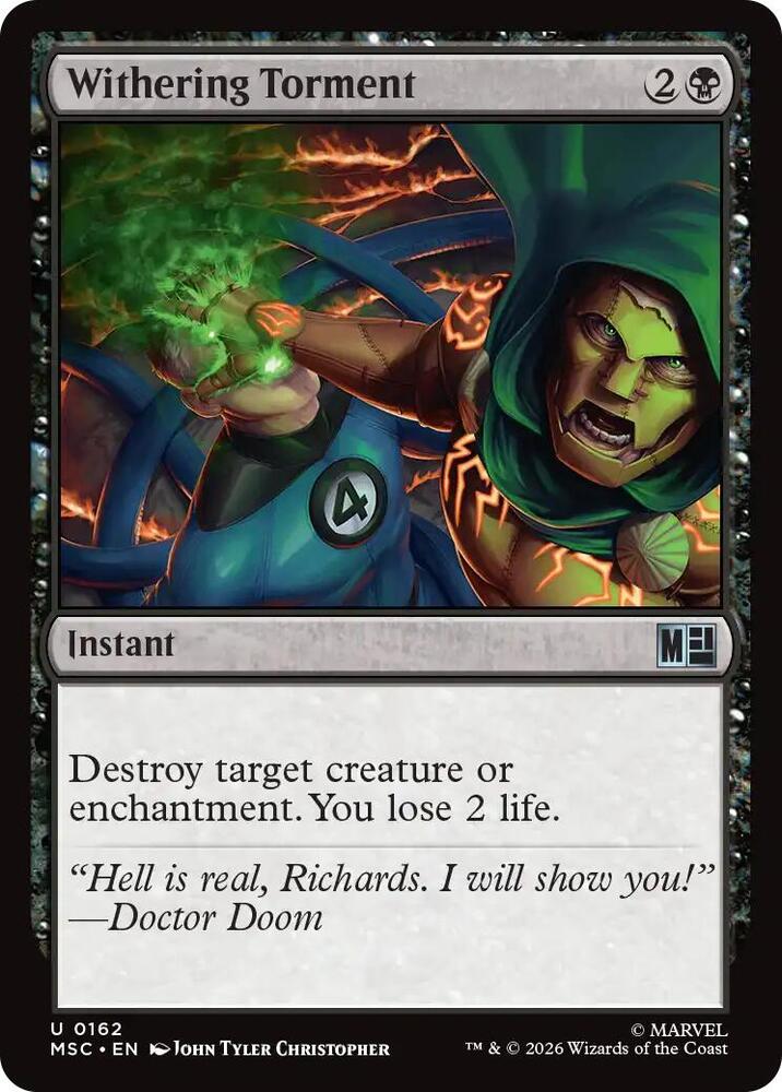 Withering Torment (Surge Foil) [Commander: Marvel Super Heroes] 162
