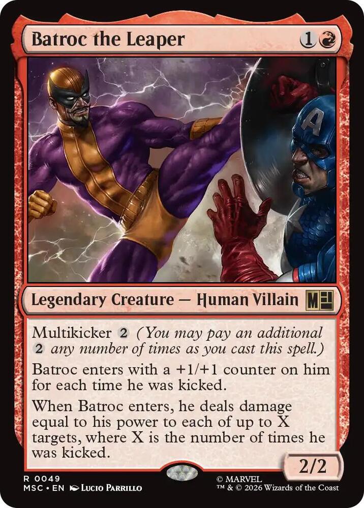 Batroc the Leaper (Surge Foil) [Commander: Marvel Super Heroes] 49