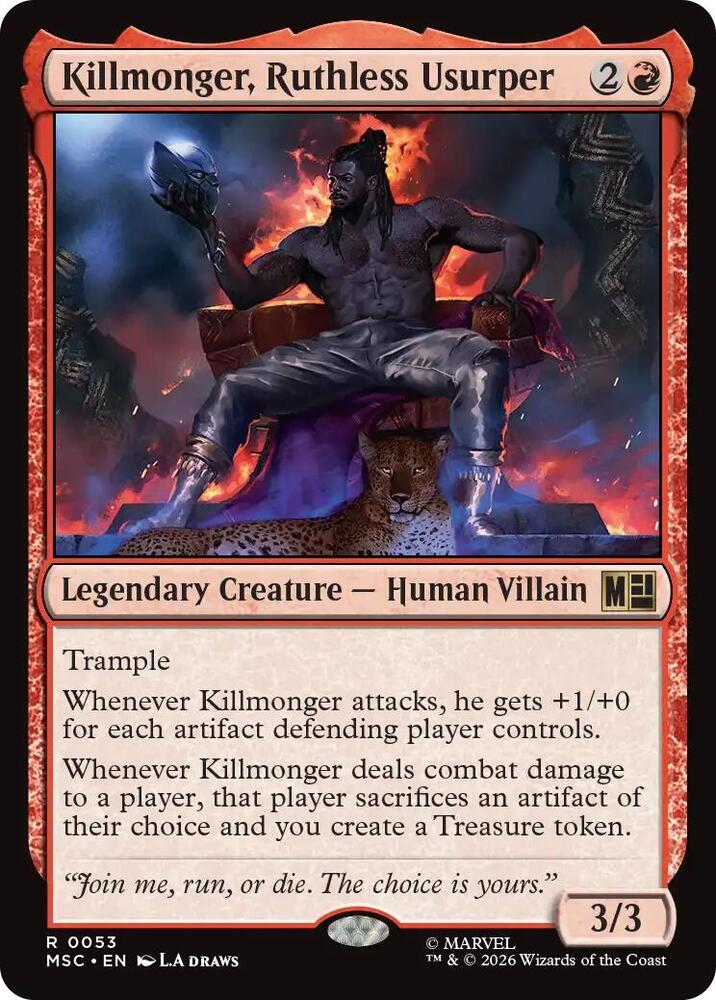 Killmonger, Ruthless Usurper [Commander: Marvel Super Heroes] 53