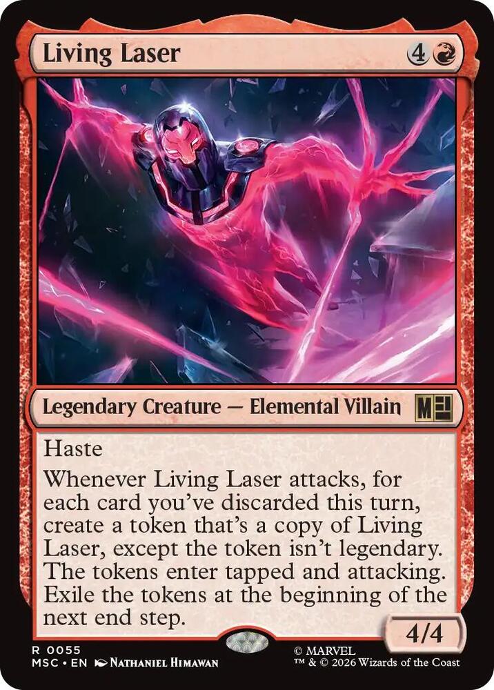 Living Laser (Surge Foil) [Commander: Marvel Super Heroes] 55