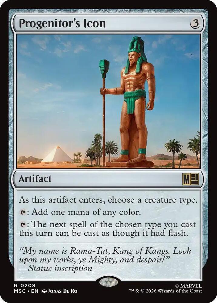 Progenitor's Icon (Surge Foil) [Commander: Marvel Super Heroes] 208