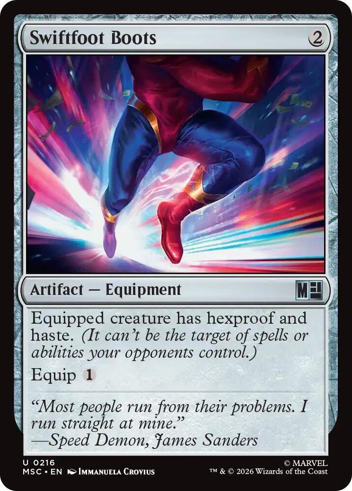 Swiftfoot Boots [Commander: Marvel Super Heroes] 216